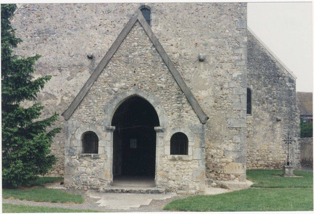 porche d’accès ouest