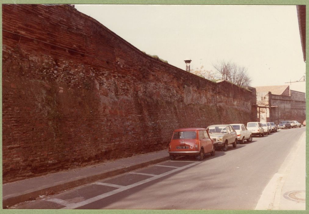 vue partielle des remparts (segment A)