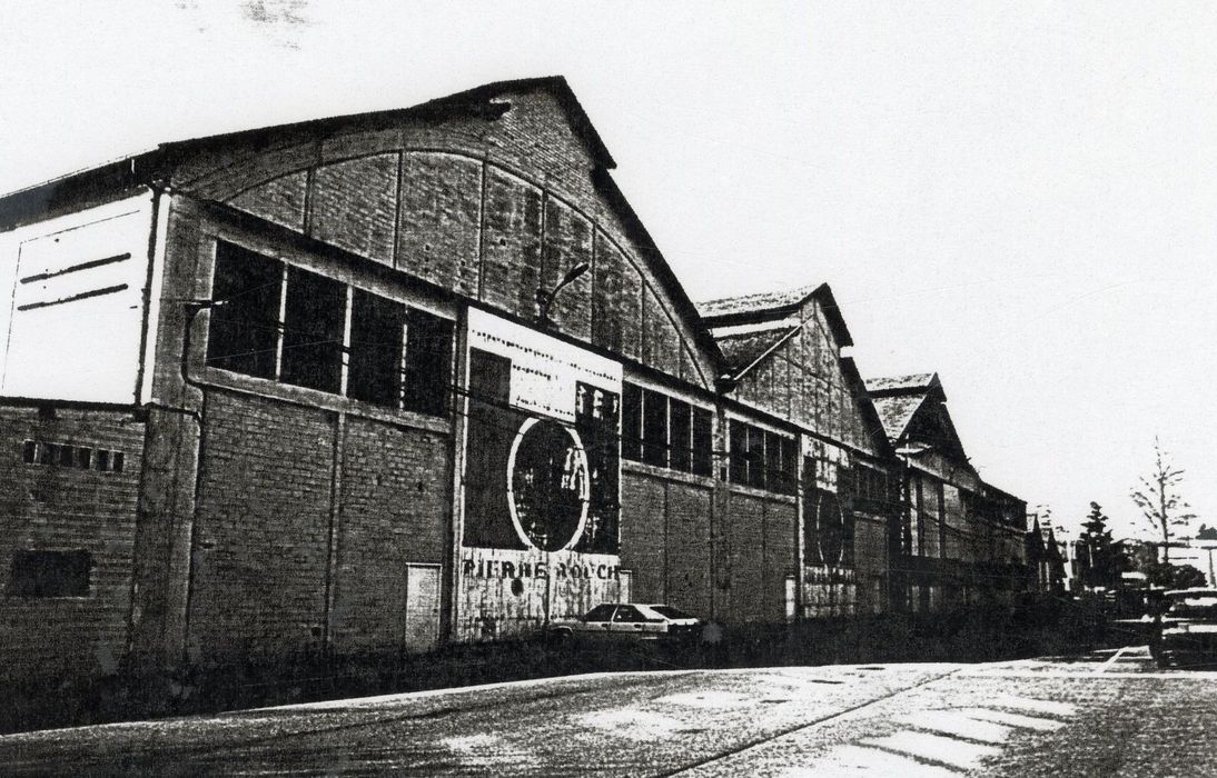  anciennes halles de montage, façade sud-est (photocopie numérisée)