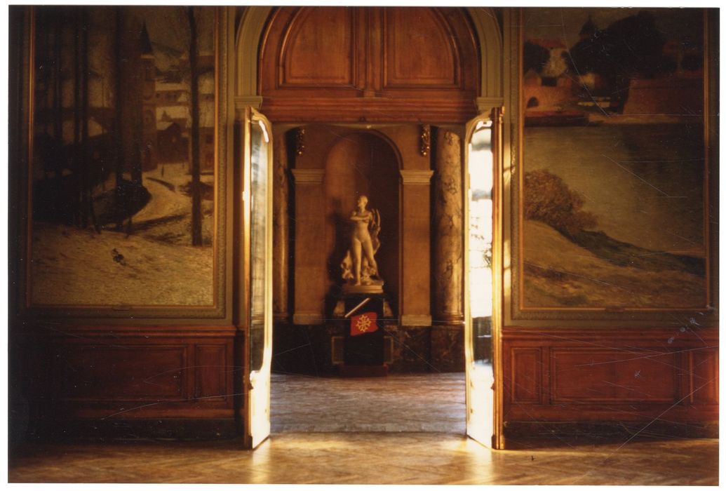 salle Henri Martin, vue partielle des décors