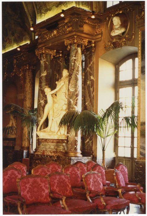 salle des Illustres, vue partielle du décor