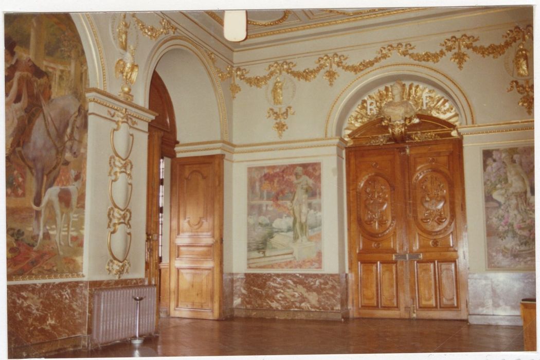 salle des Mariages, vue partielle du décor