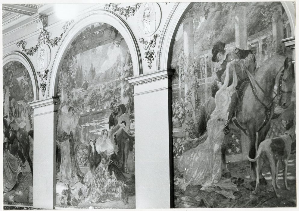 salle des Mariages, vue partielle du décor