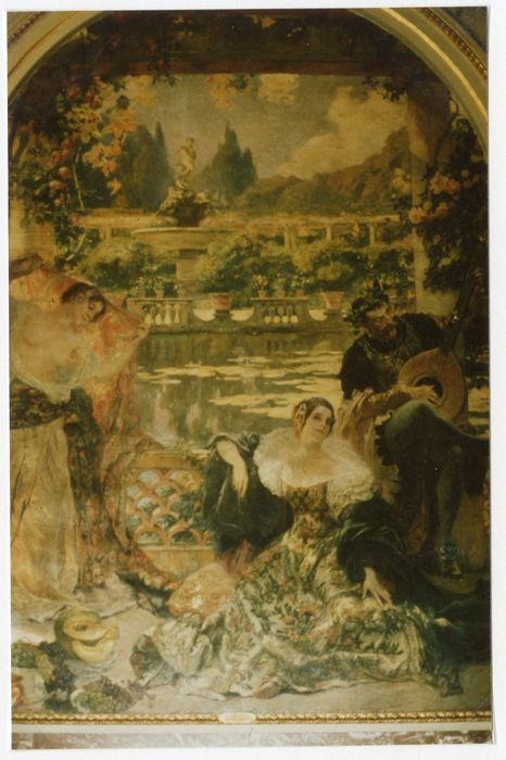 salle des Mariages, détail du décor (l’Âge mur)