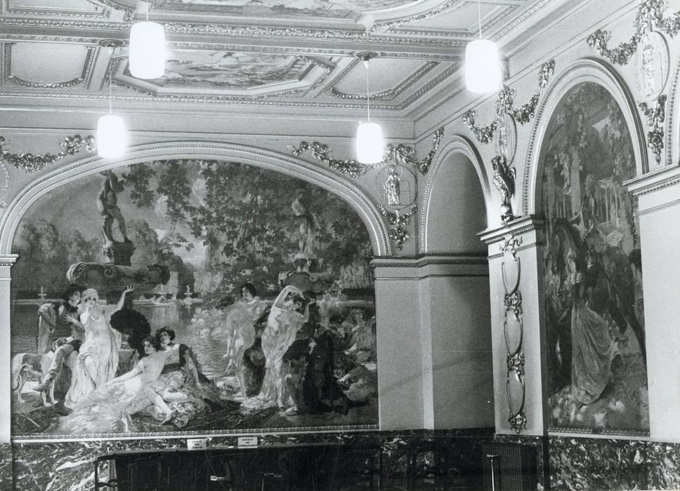 salle des Mariages, vue partielle du décor