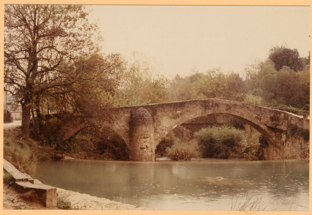 vue générale du pont en aval