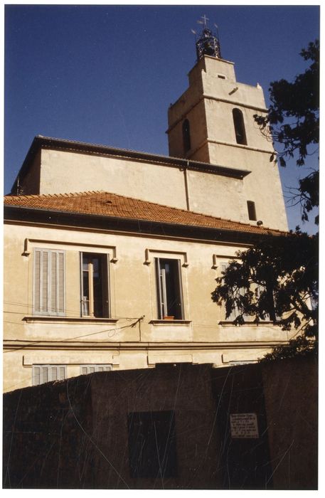 clocher, élévation sud-ouest