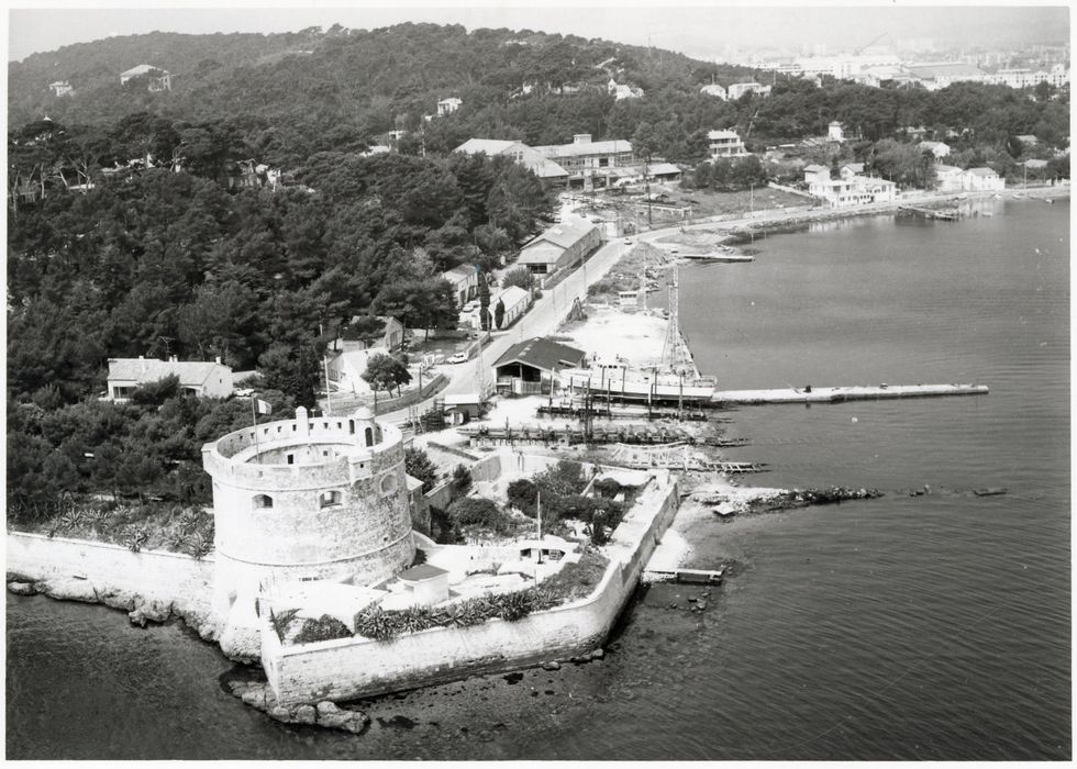 vue aérienne du fort
