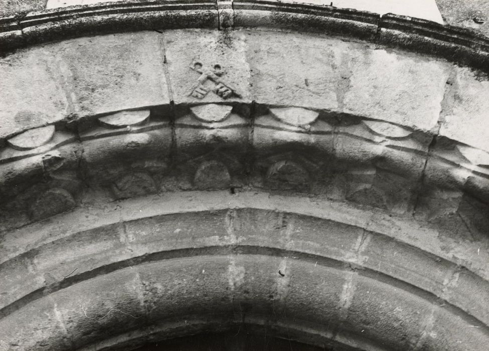 portail d’accès ouest, détail des voussures
