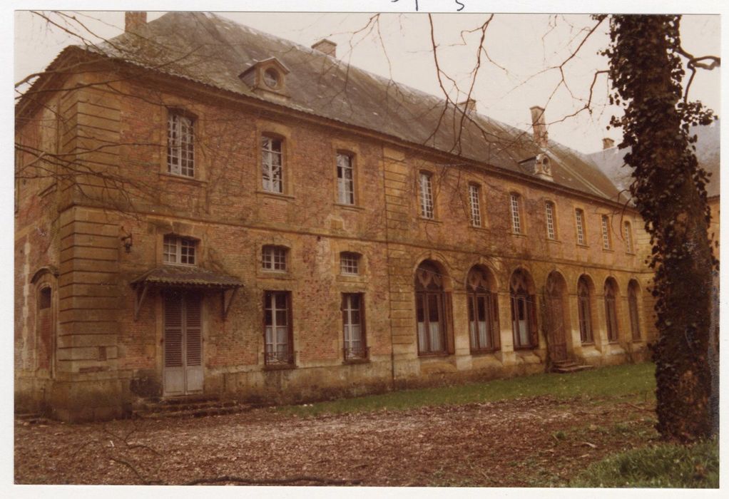 logis abbatial, aile ouest, façade est