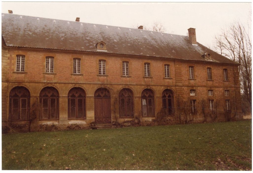 logis abbatial, aile nord, façade sud