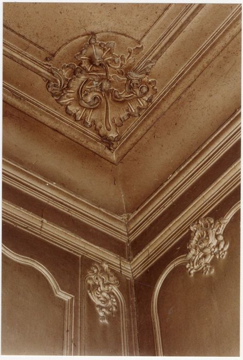 grande salle à manger, détail du décor de la corniche