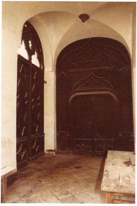 vestibule entre le cloître et la bibliothèque