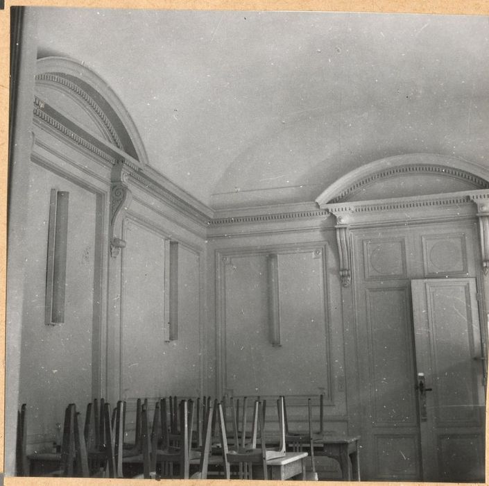 rotonde précédant la chapelle, vue partielle du décor