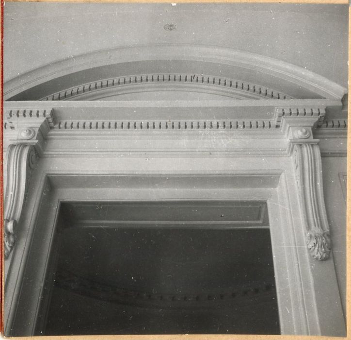 rotonde précédant la chapelle, détail du décor