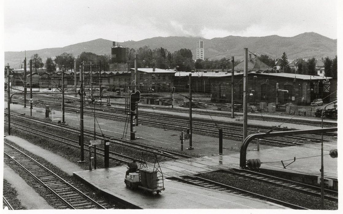 vue générale des rotondes prises du nord-est