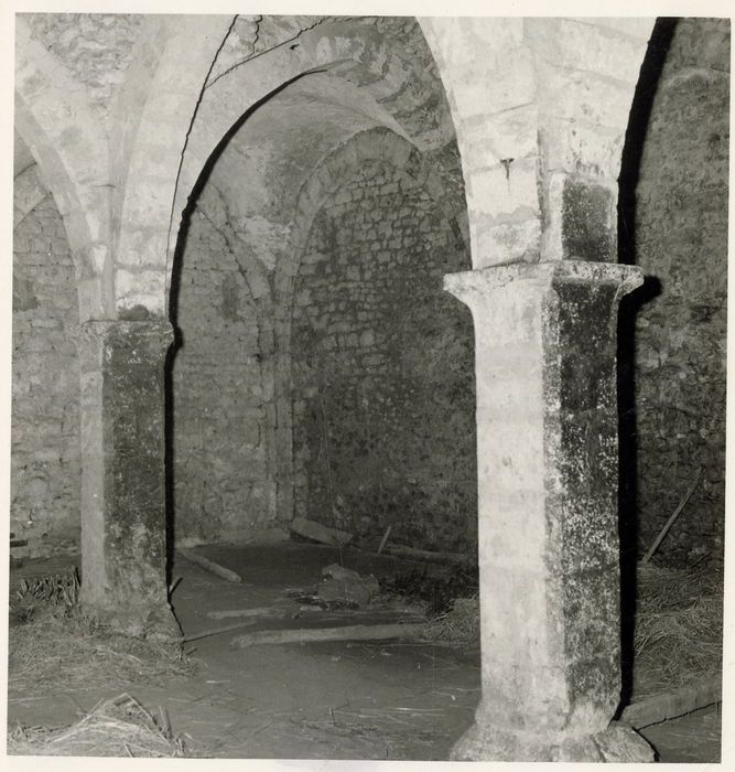 vue partielle des caves voûtées