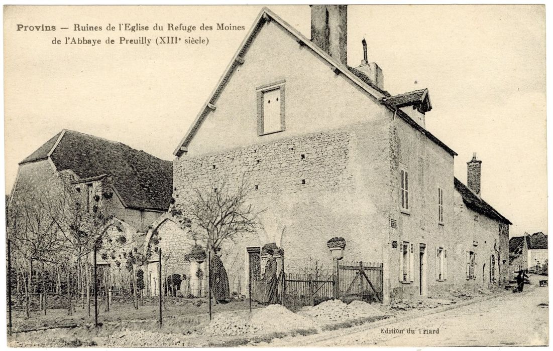 vue générale du bâtiment au-dessus de la cave
