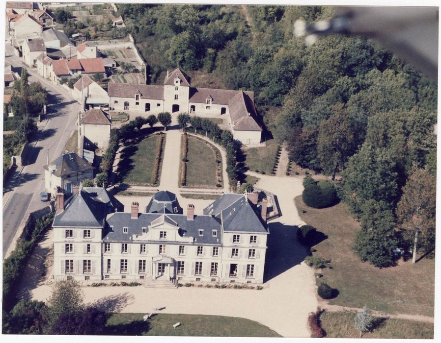 vue aérienne de l’ensemble des bâtiments