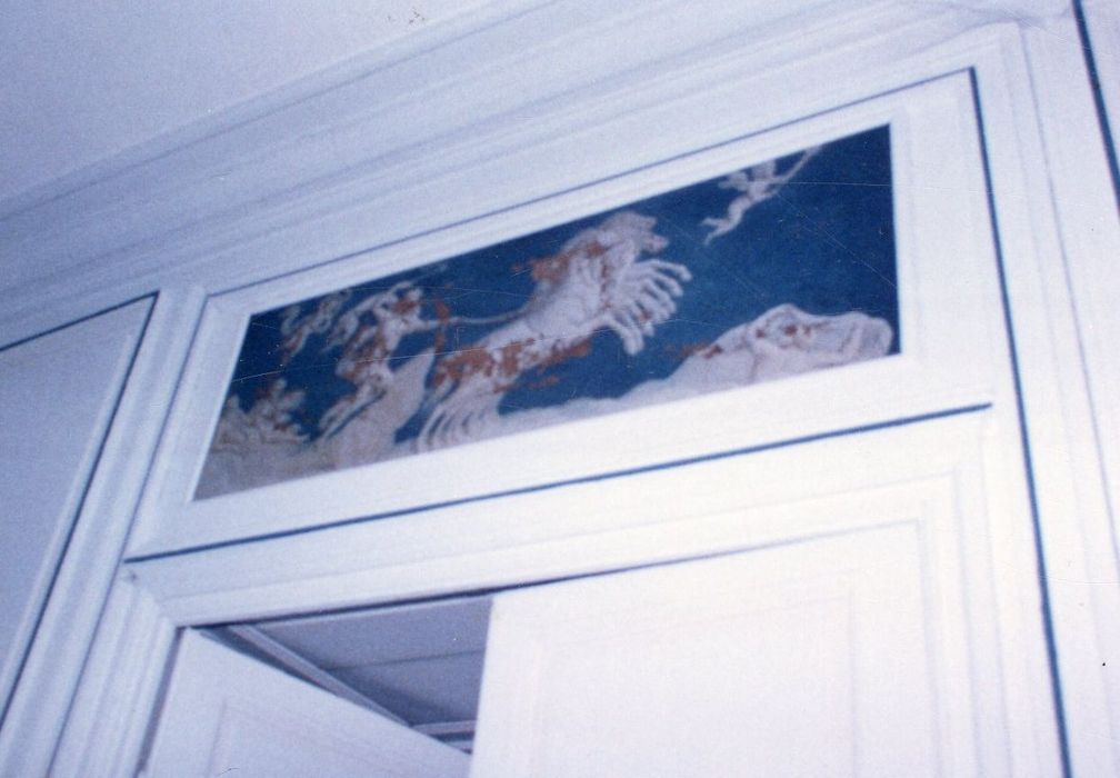 salon, détail d’un dessus-de-porte