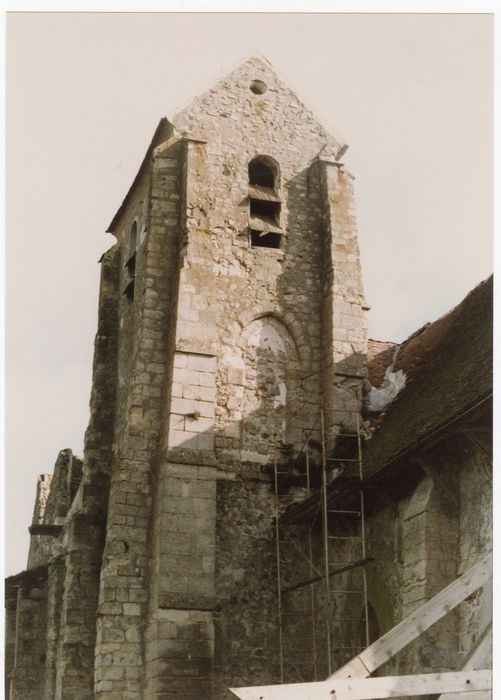 clocher, élévation ouest