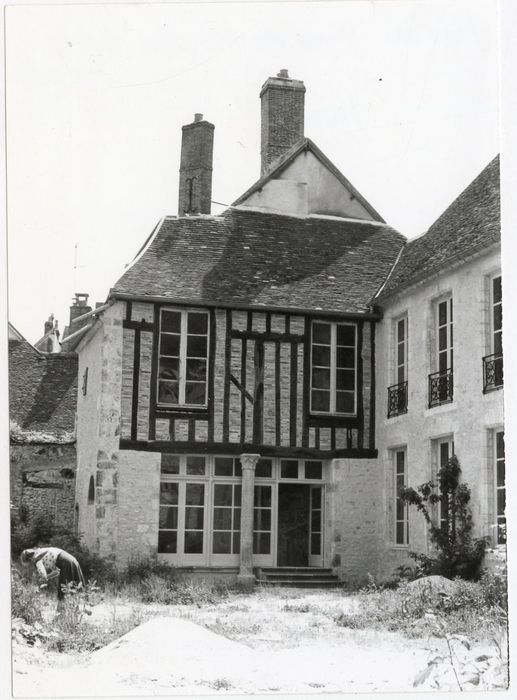 logis, aile est, façade nord