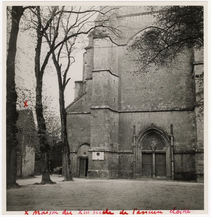 façade ouest, vue partielle