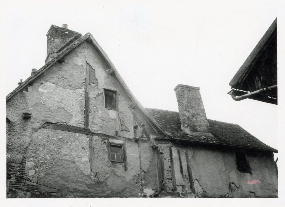 vue partielle du pignon est