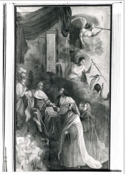 tableau : Louis XVI protège les Arts