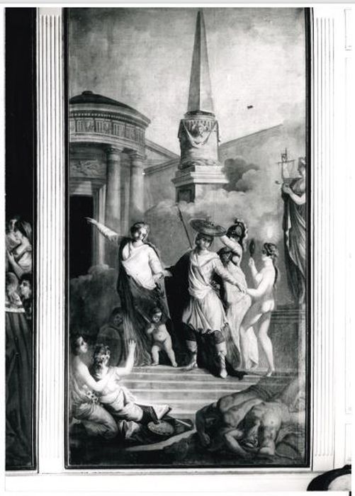 tableau : Le Temple de la gloire et le Dauphin