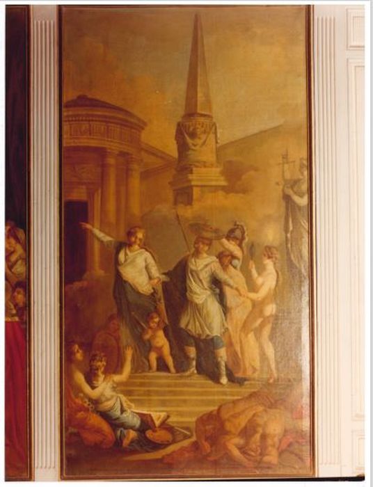 tableau : Le Temple de la gloire et le Dauphin