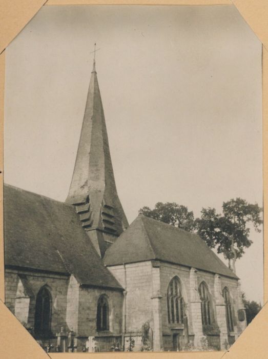 façade latérale sud, vue partielle