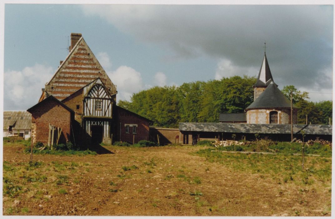 vue partielle du manoir depuis le Nord-Est