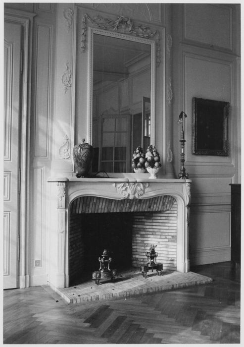 salon, cheminée