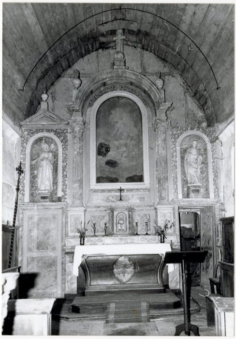 maître-autel, retable, tableau : Résurrection de sainte Madeleine