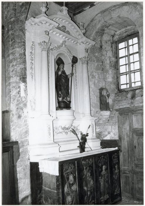 autel latéral sud, statue : Saint Nicolas