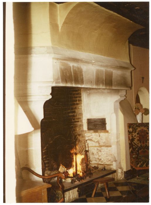 rez-de-chaussée, salle à manger, cheminée monumentale