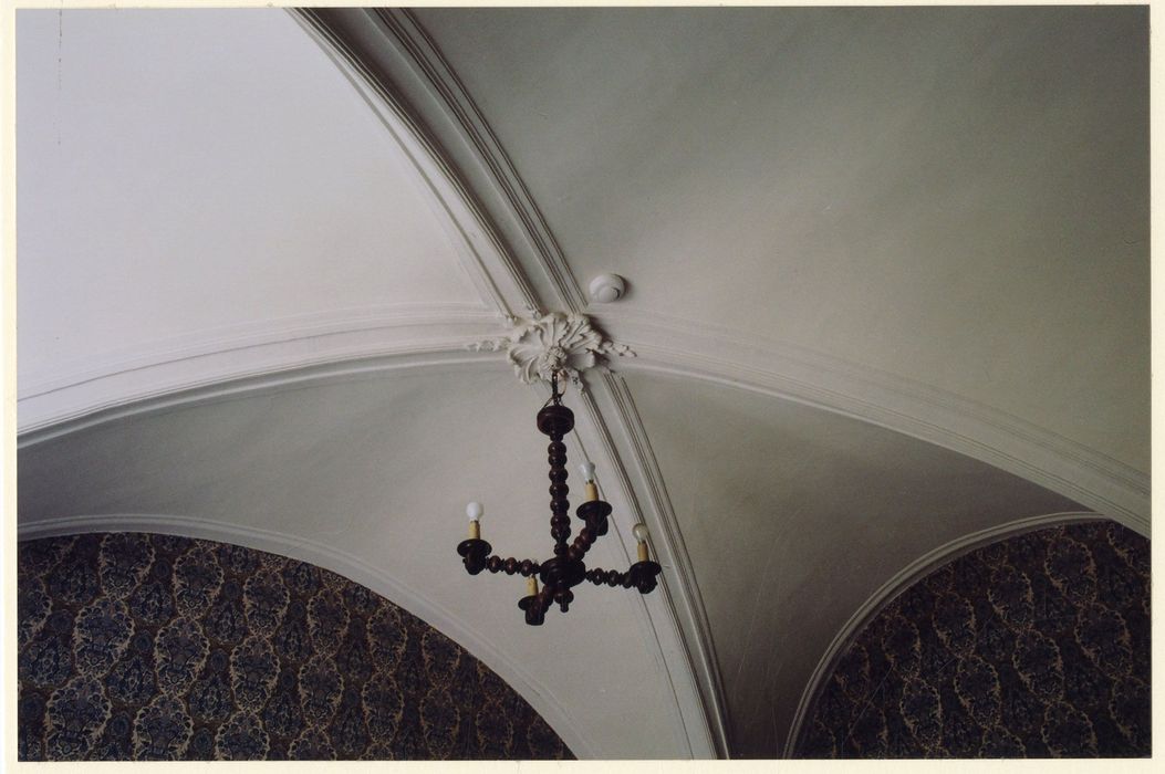 aile sud, salon (?), vue partielle de la voûte