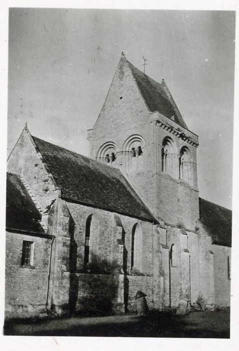 façade latérale sud, vue partielle