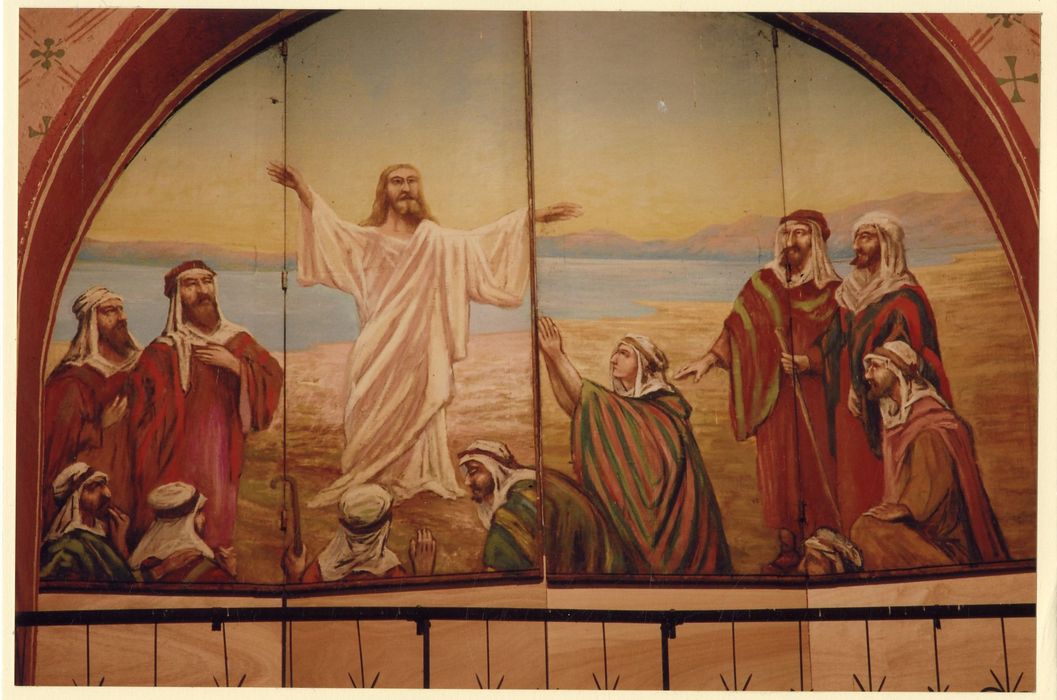 tableaux (panneaux peints) : Jésus au las de Tibériade