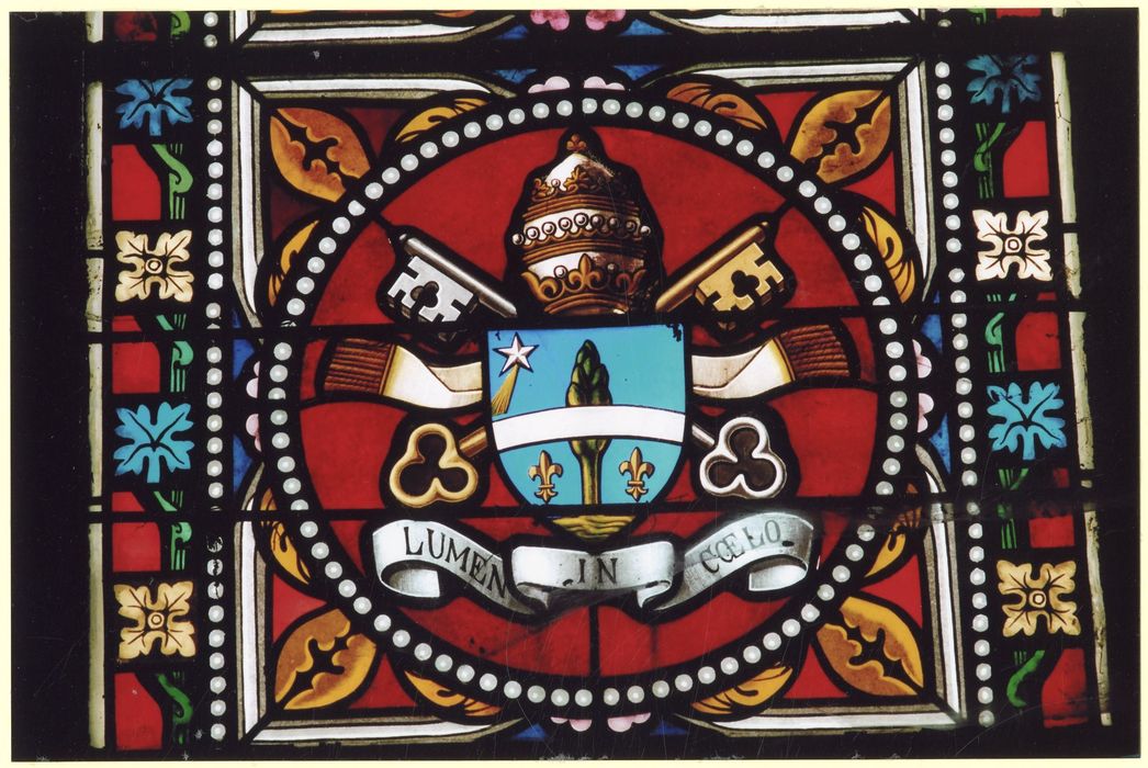 verrière de la tribune, détail