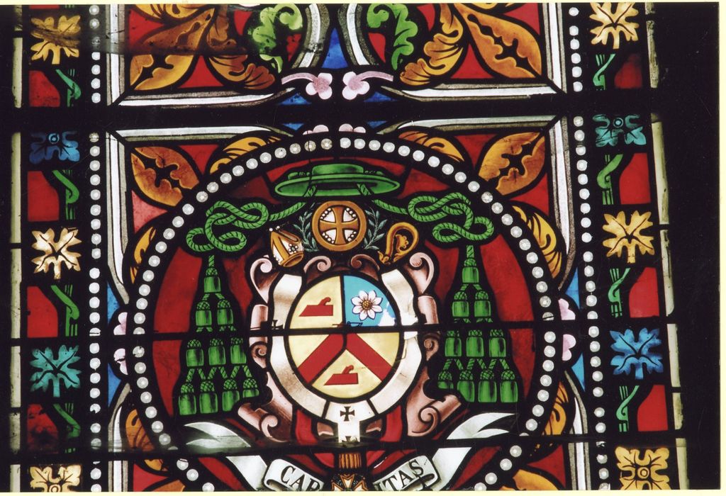 verrière de la tribune, détail