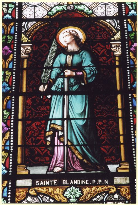 verrière sud : Sainte Blandine