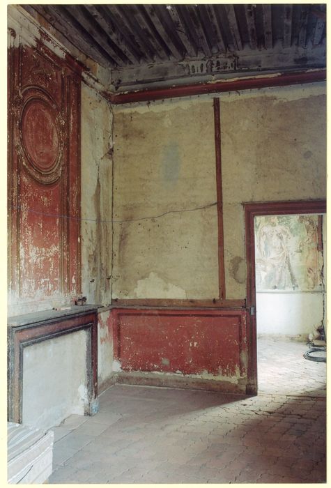aile sud, 1er étage, chambre de la femme au bouquet