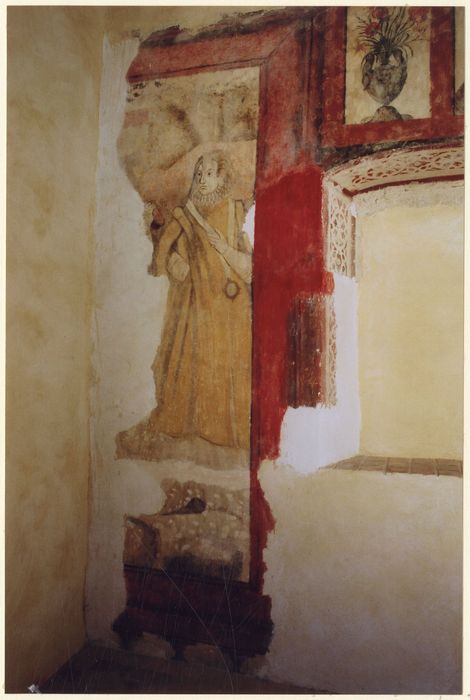 aile sud, 1er étage, galerie, peinture monumentale