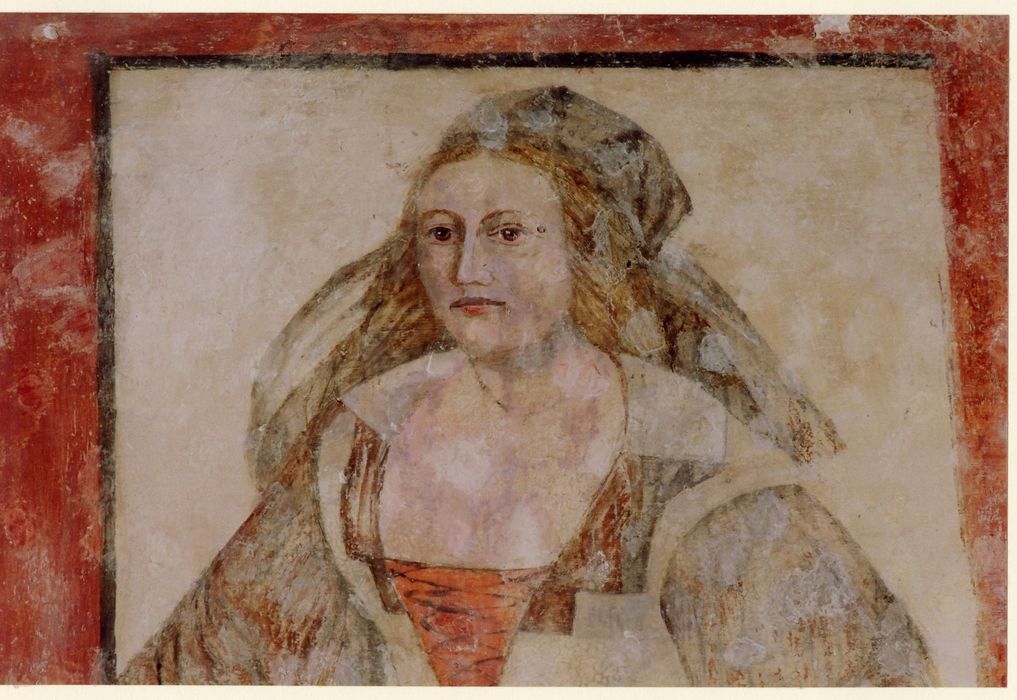 aile sud, 1er étage, galerie, peinture monumentale