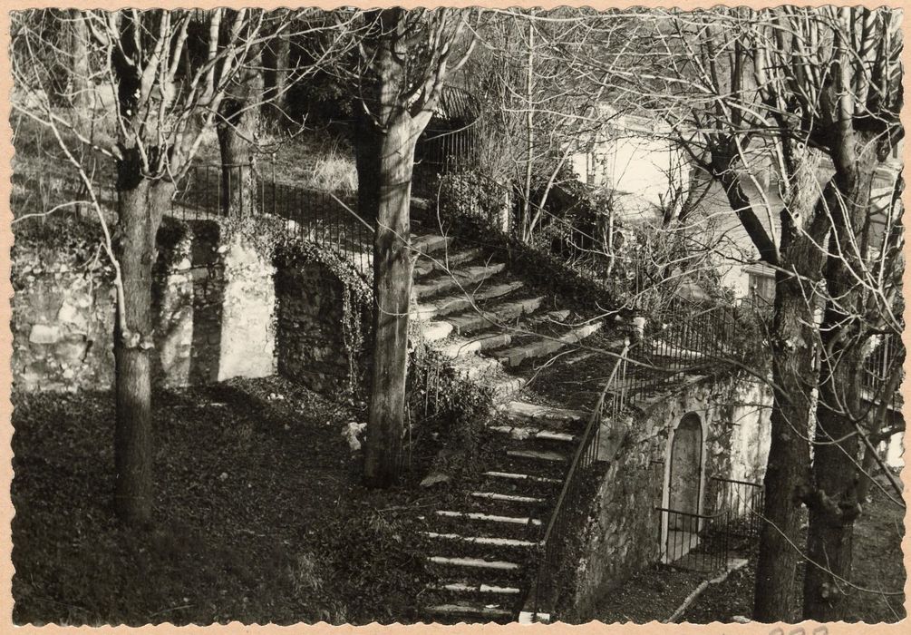 jardins, escalier monumental