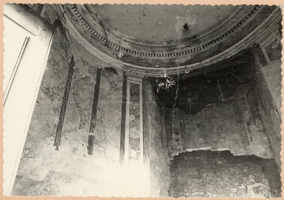 chapelle de la rotonde, vue partielle du décor peint