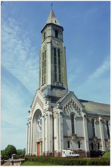 clocher, élévations sud et est