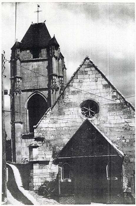 façade ouest (photocopie numérisée)
